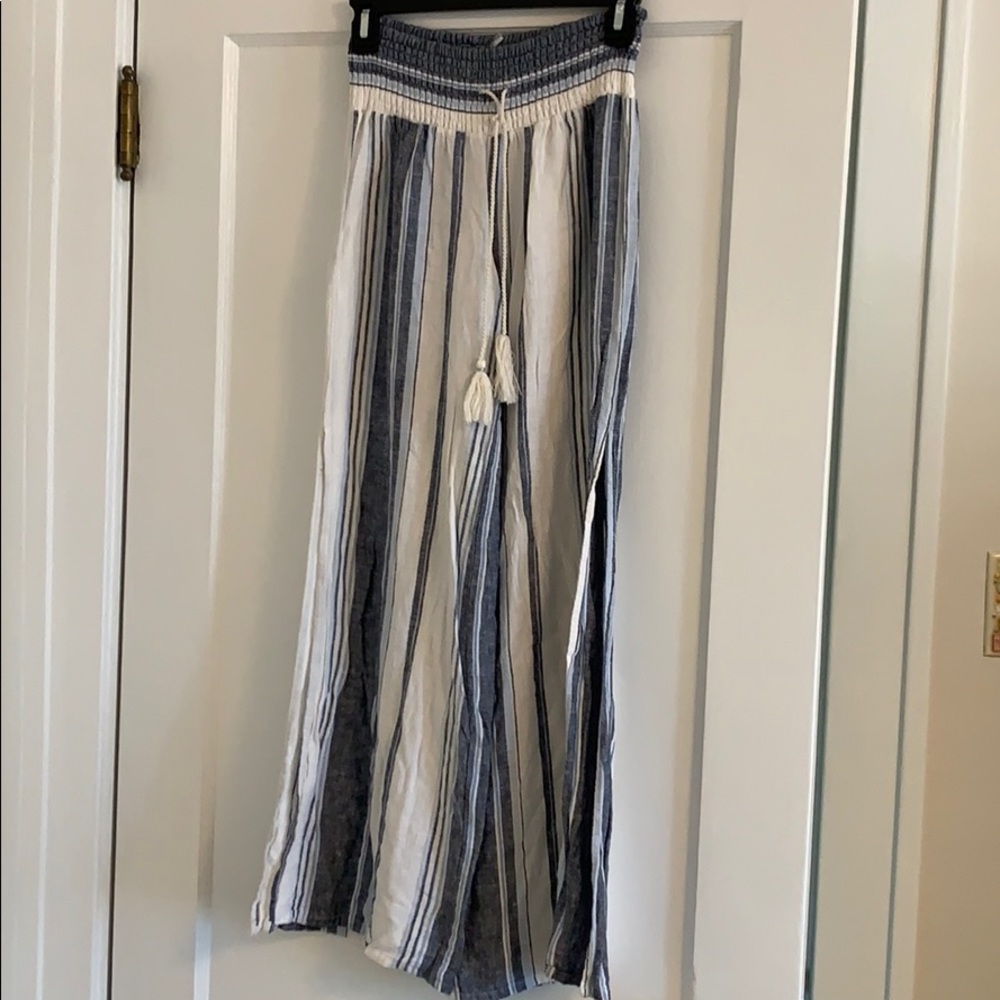 Flowy linen pants